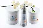 Les trois produits cabine du rituel polynésien Produits cabine du soin polynésien Clairjoie
